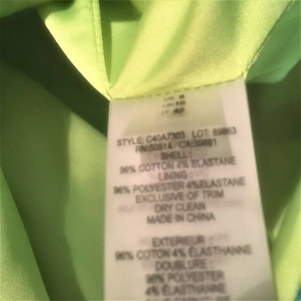 Elie Tahari Tropical Skirt Size 6 Vacation Beach Summer Stretch